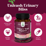 Natures Craft Cranberry D-Mannose 1000mg Capsules on a wooden table