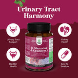 Natures Craft Cranberry D-Mannose Capsules 1000mg bottle with label