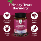 Natures Craft Cranberry D-Mannose Capsules 1000mg side view
