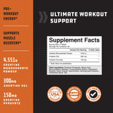 Natures Craft Creatine Monohydrate Tablets close-up of tablets