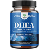 Natures Craft DHEA Supplement 100mg capsule bottle front view