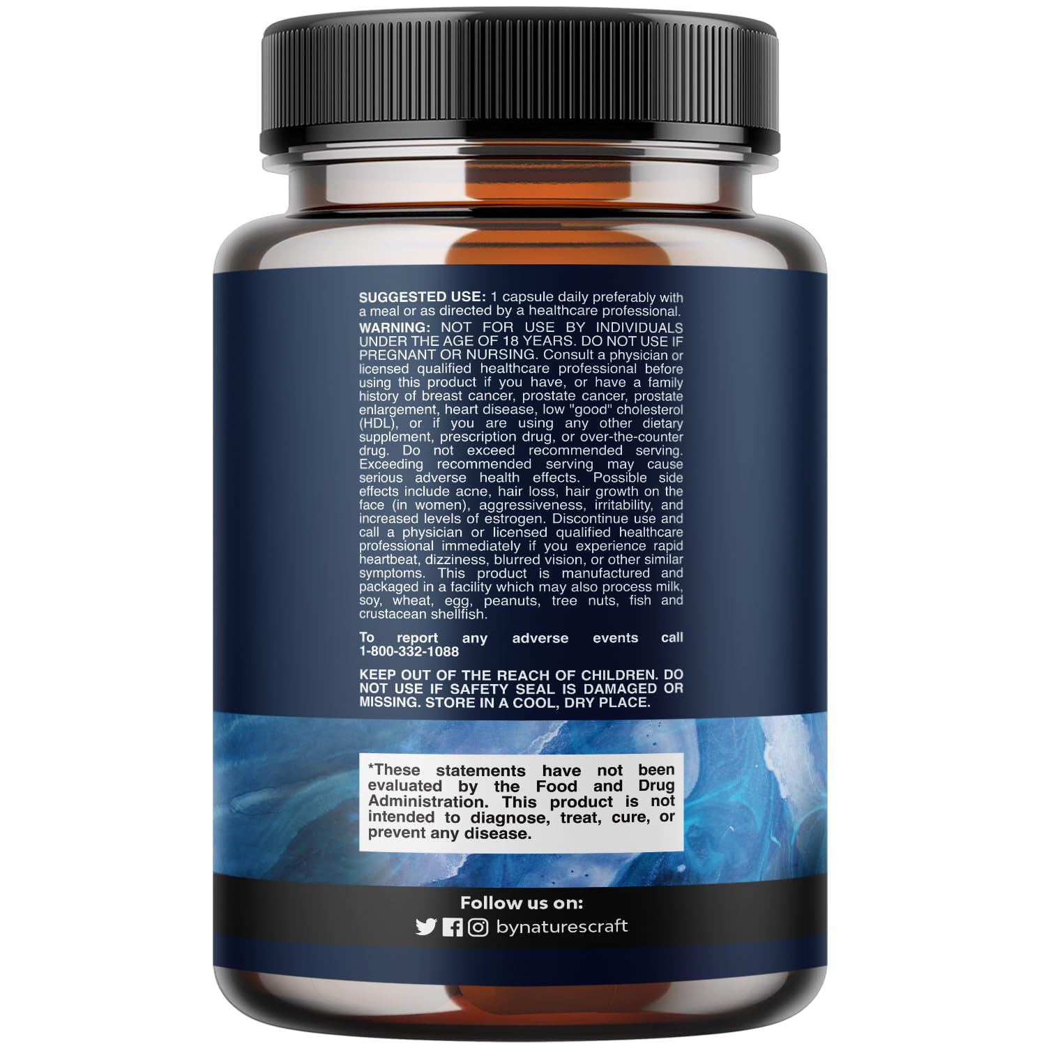 Natures Craft DHEA Supplement 50g capsule close-up