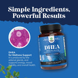 Natures Craft DHEA Supplement capsules close-up