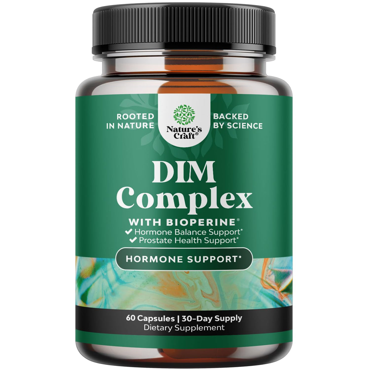 Natures Craft DIM Supplement for Men 60 Capsules front view