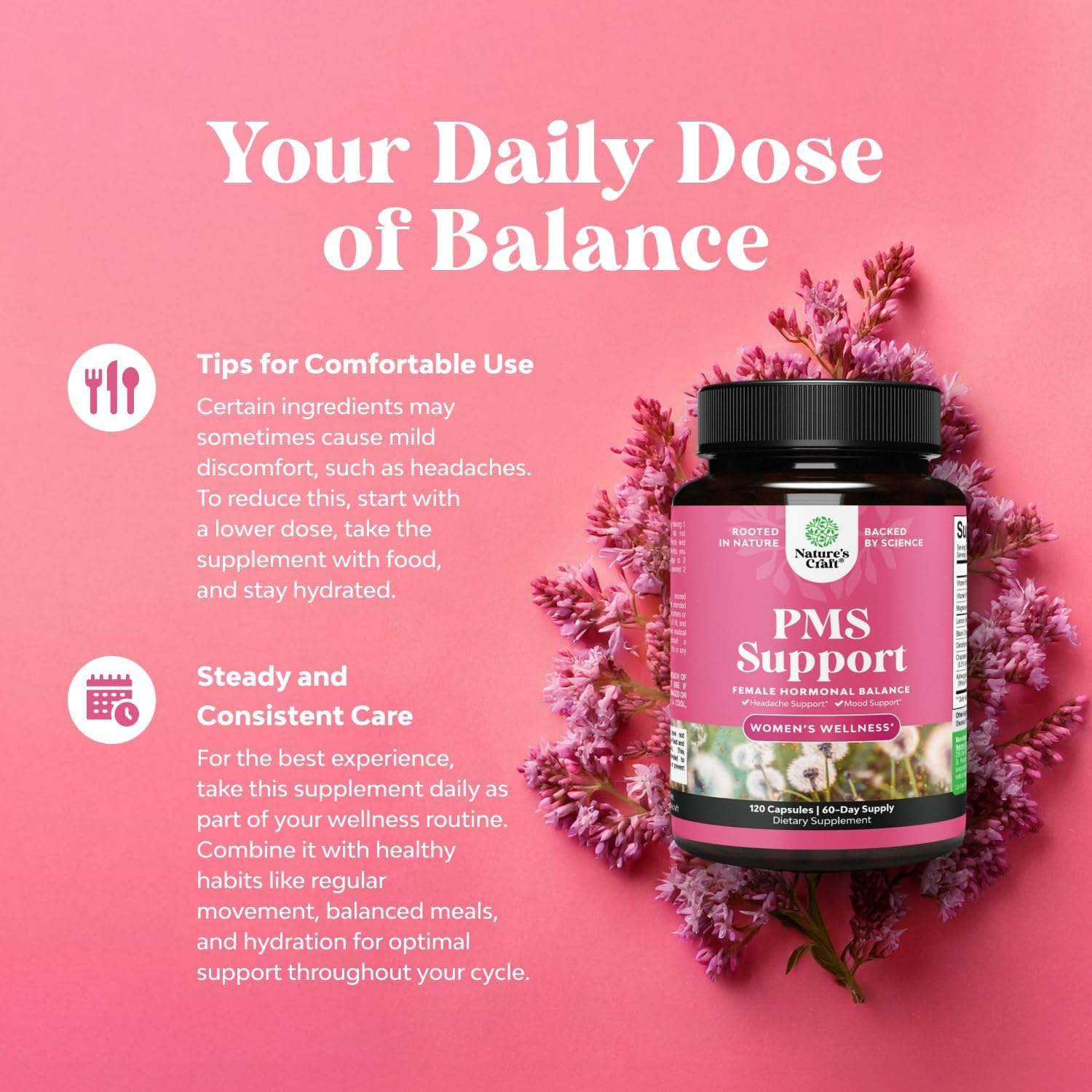 Natures Craft DIM Supplements for Women 60 Capsules with packaging