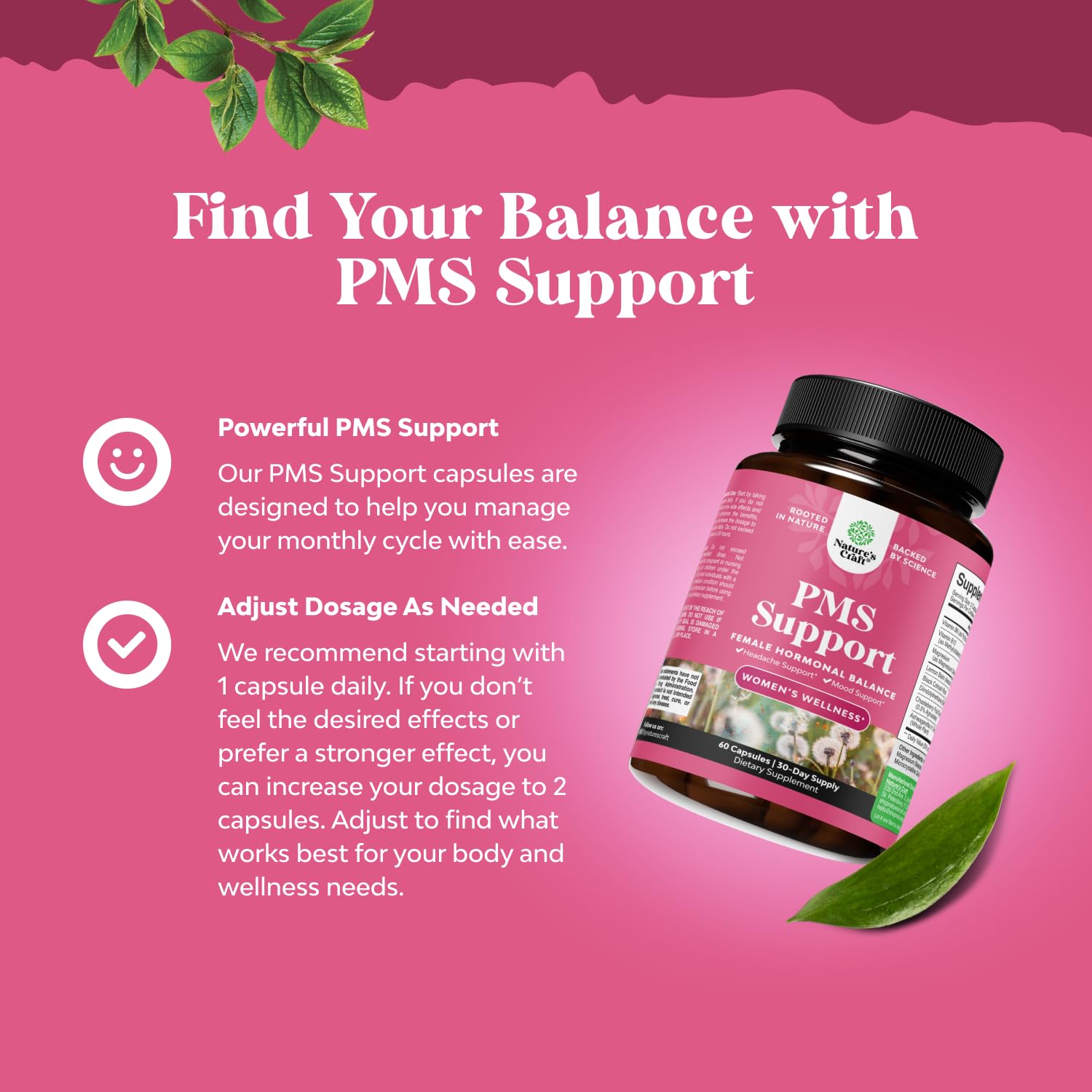 Natures Craft DIM Supplements packaging
