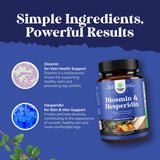 Natures Craft Diosmin Hesperidin Supplement 500mg with a measuring spoon