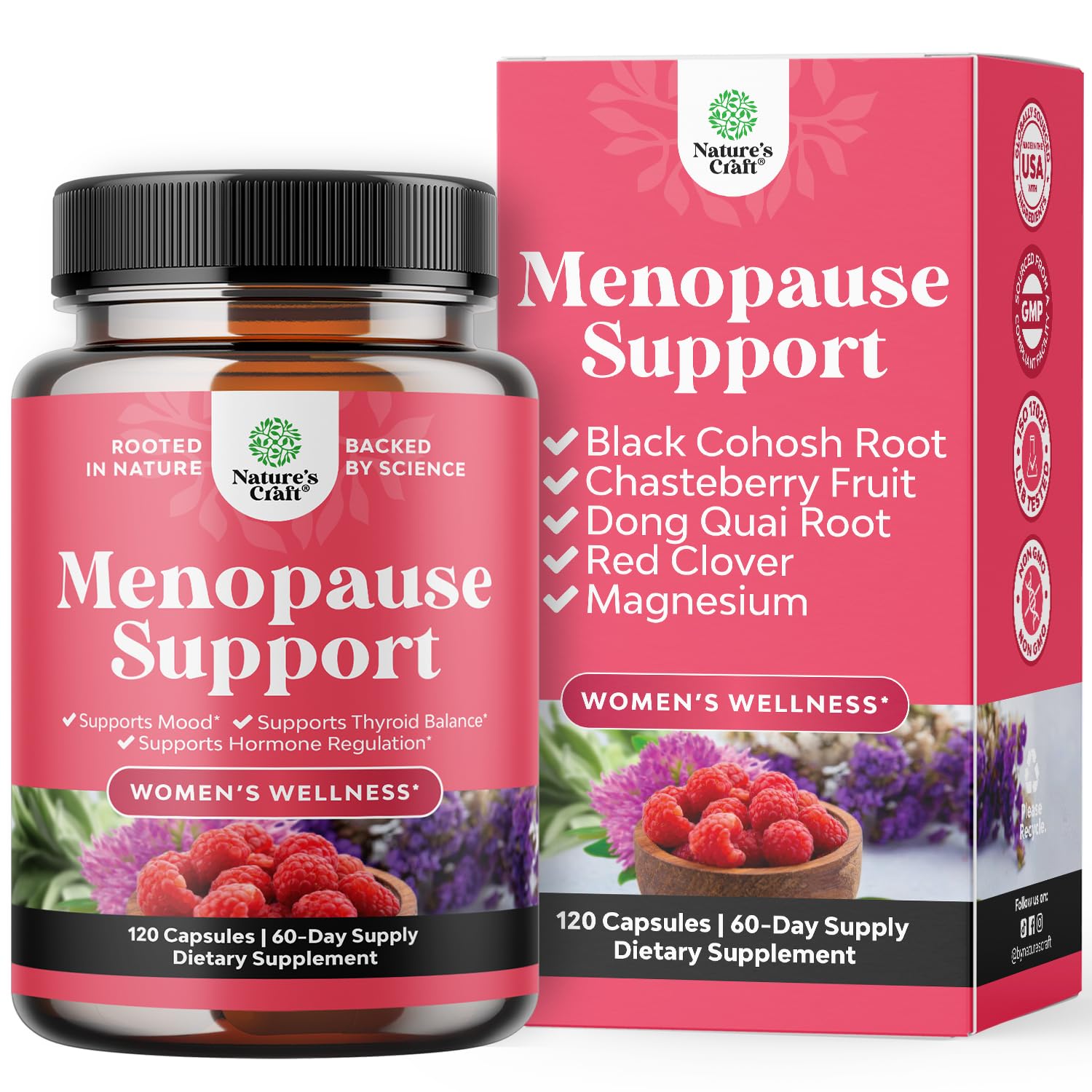 Natures Craft Dong Quai Menopause Support Supplement front view