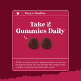 Natures Craft Elderberry Gummies on a wooden table