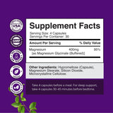 Natures Craft Extra Strength Magnesium 400mg capsules bottle with label