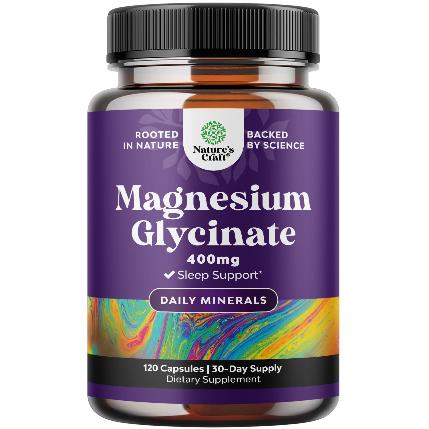 Natures Craft Extra Strength Magnesium 400mg capsules front view