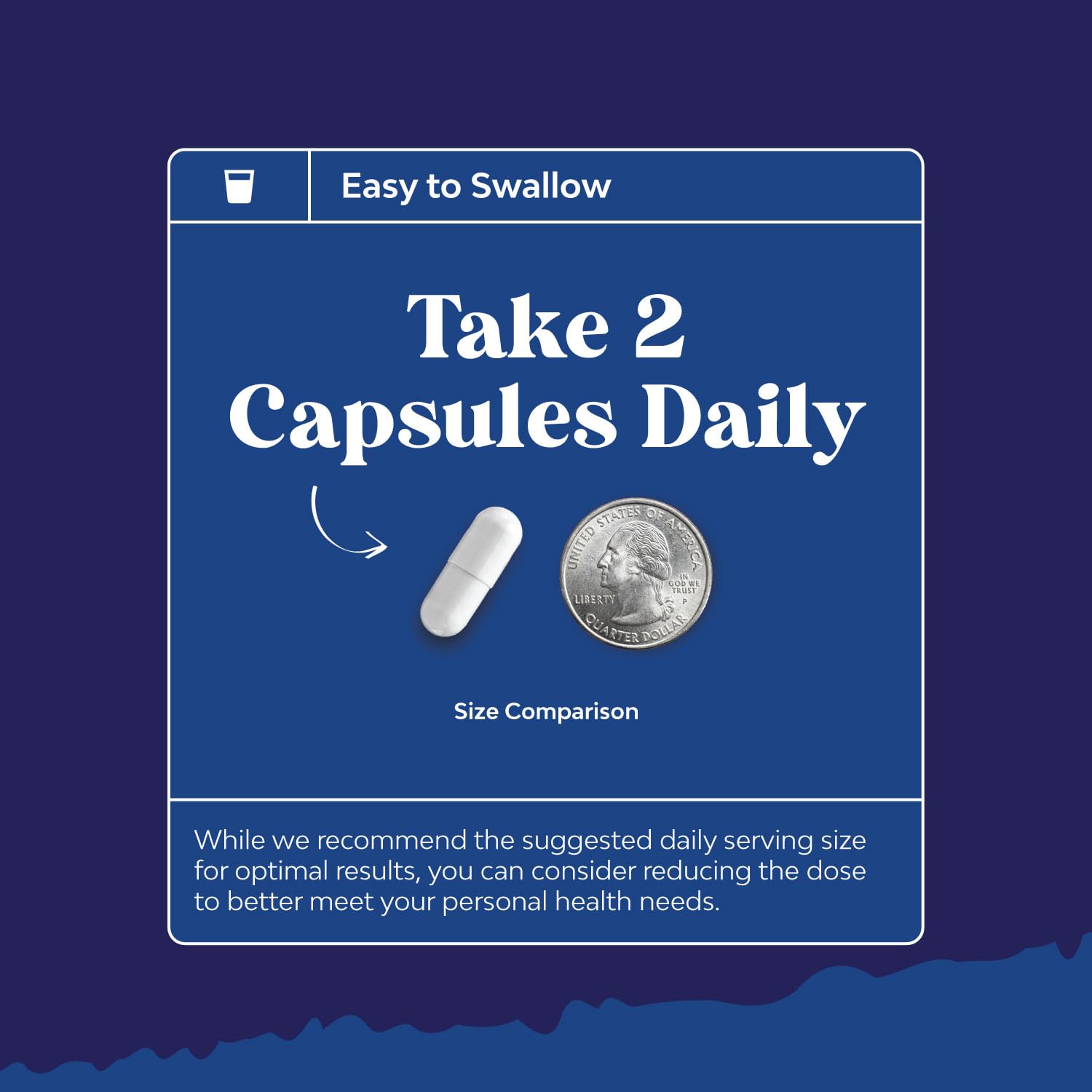 Natures Craft Eye Care Supplement showing dosage instructions