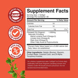 Natures Craft Flax Seed Oil Omega 3 Capsules packaging