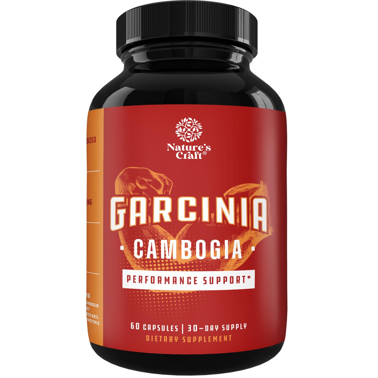 Natures Craft Garcinia Cambogia Supplement 1200mg front view