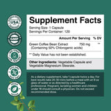 Natures Craft Green Coffee Bean Extract 141g bottle with label
