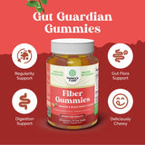 Natures Craft Gummy Fibre Supplement with chicory root fibre close-up
