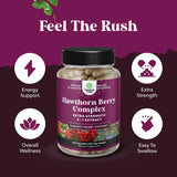 Natures Craft Hawthorn Berry Supplement 4:1 Extract bottle side view
