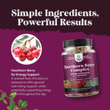 Natures Craft Hawthorn Berry Supplement 4:1 Extract capsules close-up