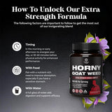 Natures Craft Horny Goat Weed Supplement 1000mg ingredients list