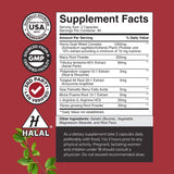 Natures Craft Horny Goat Weed Supplement 1000mg side view