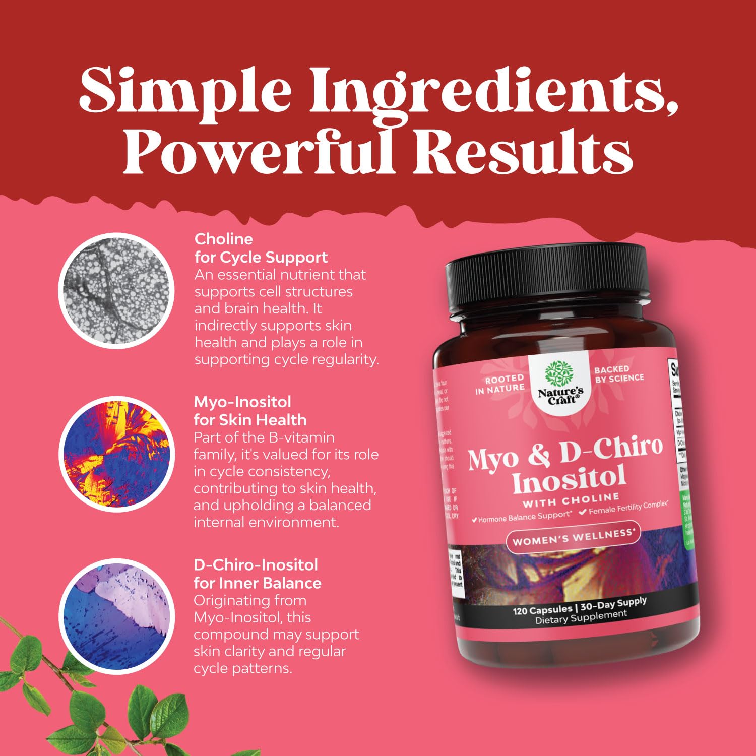 Natures Craft Inositol B8 Supplement 109g packaging