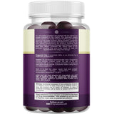 Natures Craft Iron Gummies 308g back view with nutritional information