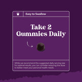 Natures Craft Iron Gummies 308g displayed with a glass of water