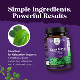 Natures Craft Kava Kava Capsules 1000mg serving size