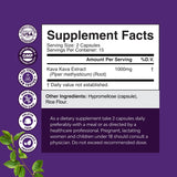 Natures Craft Kava Kava Capsules 1000mg with measuring spoon