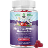 Natures Craft Kids Melatonin Gummies 1mg Strawberry front view