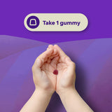 Natures Craft Kids Melatonin Gummies 1mg Strawberry gummy texture