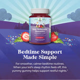Natures Craft Kids Melatonin Gummies 1mg Strawberry packaging