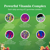 Natures Craft Kids Multivitamin Gummies showing ingredients