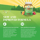 Natures Craft Kids Multivitamin Gummies with a child's hand