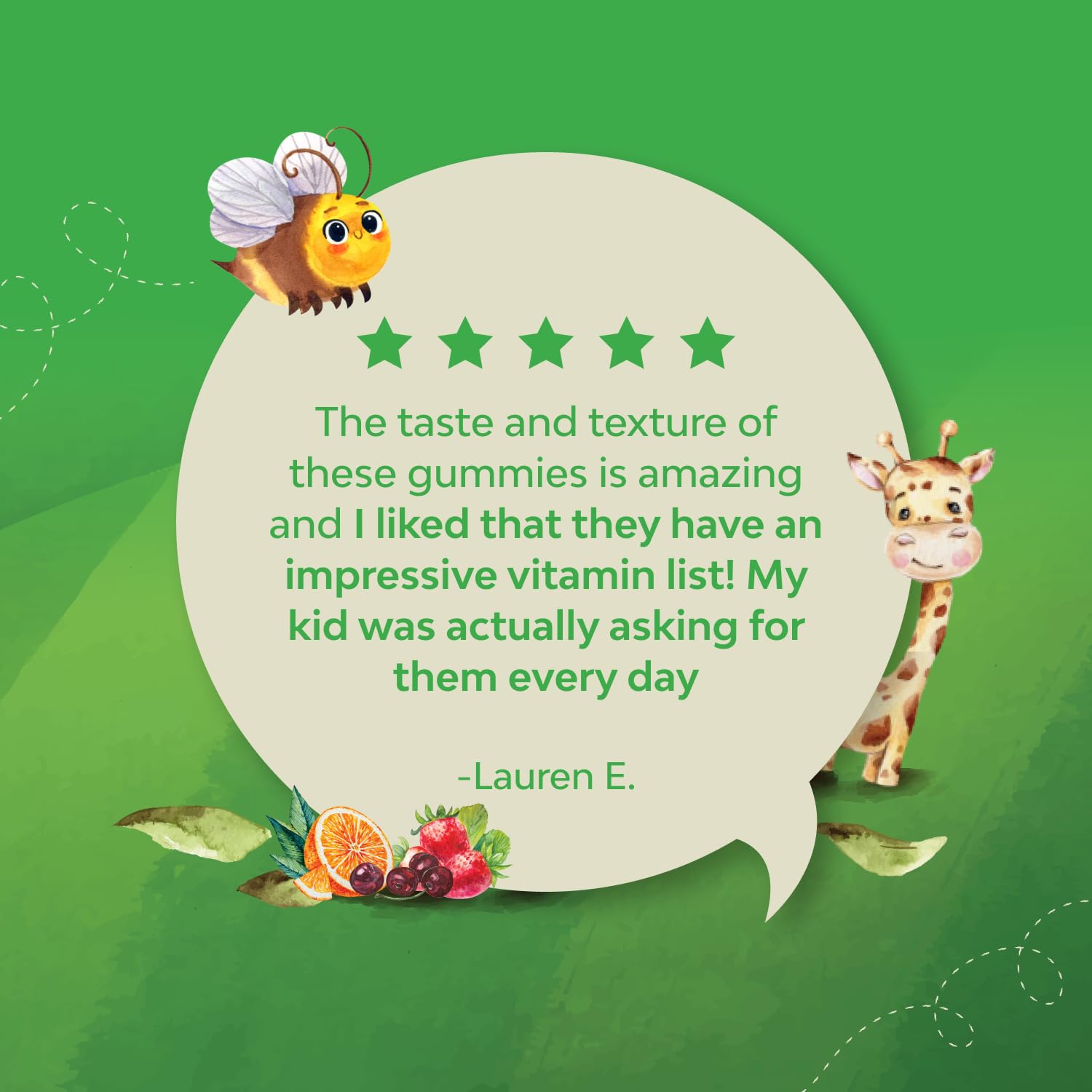 Natures Craft Kids Multivitamins Gummy in a bowl
