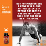 Natures Craft L-Arginine supplement ingredients list