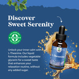 Natures Craft L-Theanine Liquid Drops dosage dropper