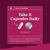 Natures Craft Maca Root Capsules 150g packaging on a wooden table