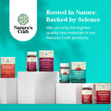 Natures Craft Magnesium Citrate Gummies with fresh herbs for presentation