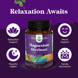 Natures Craft Magnesium Glycinate 400mg capsules side view
