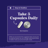 Natures Craft Magnesium L Threonate capsules displayed with herbs