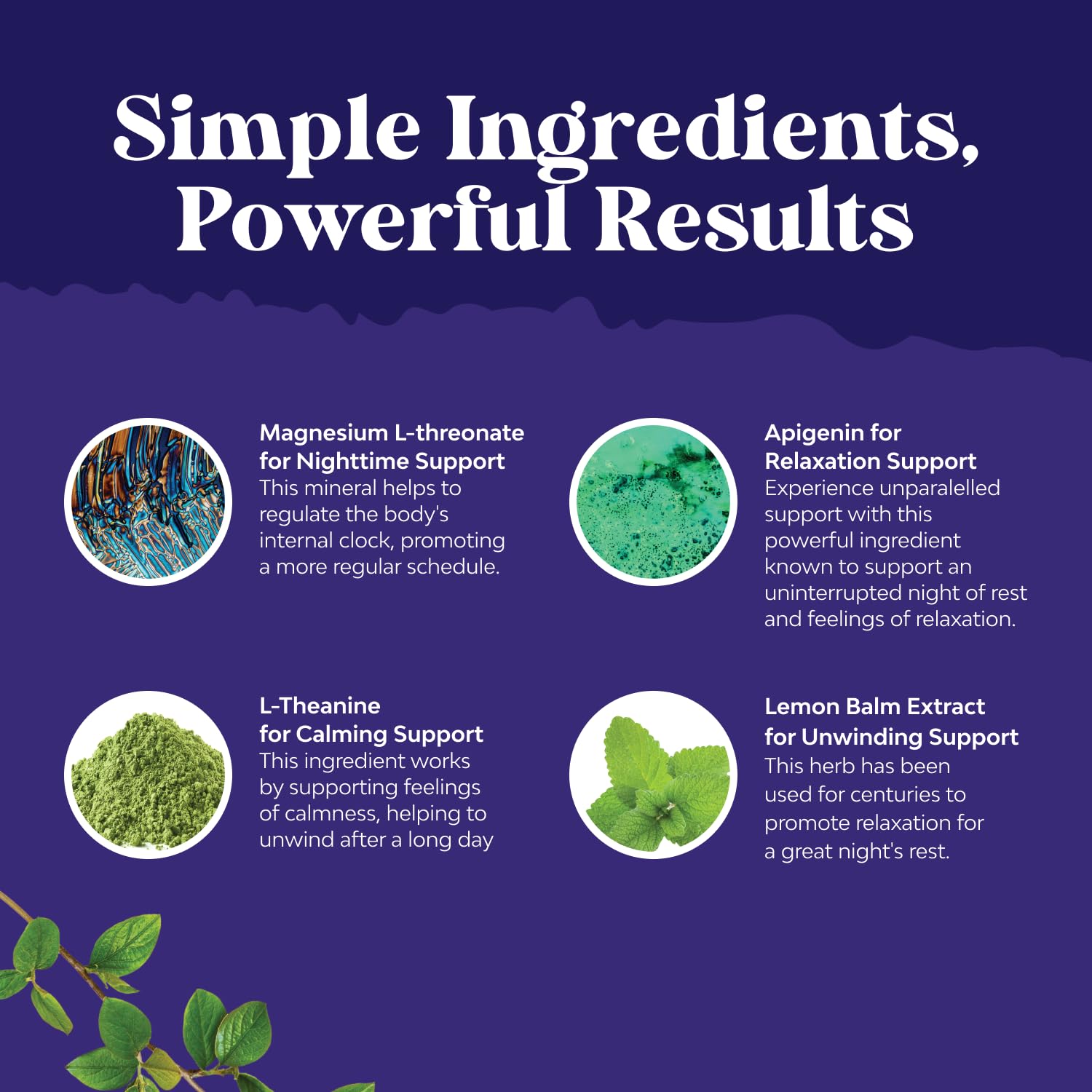 Natures Craft Magnesium L Threonate supplement bottle with lemon balm
