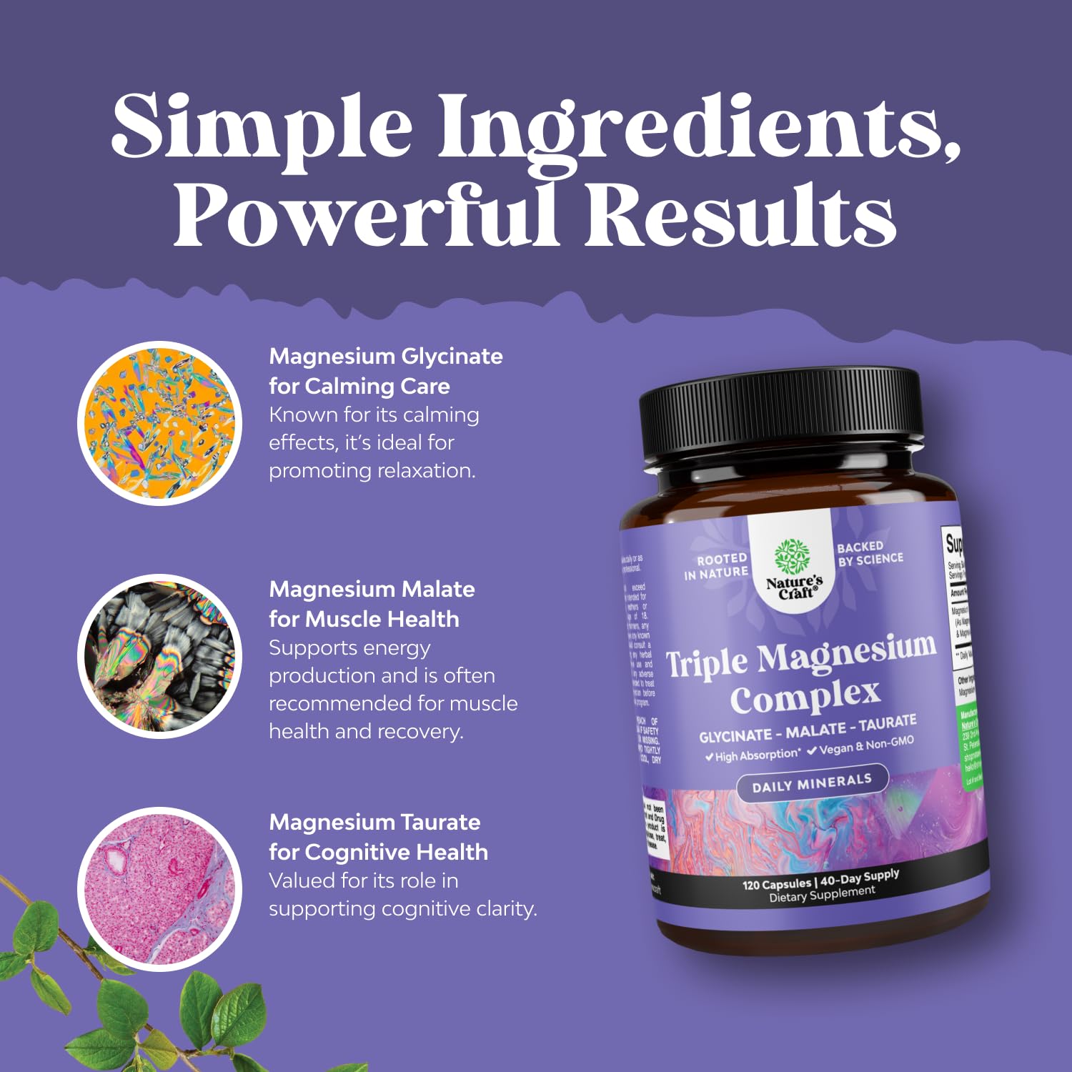 Natures Craft Magnesium Sleep Supplement 159g packaging