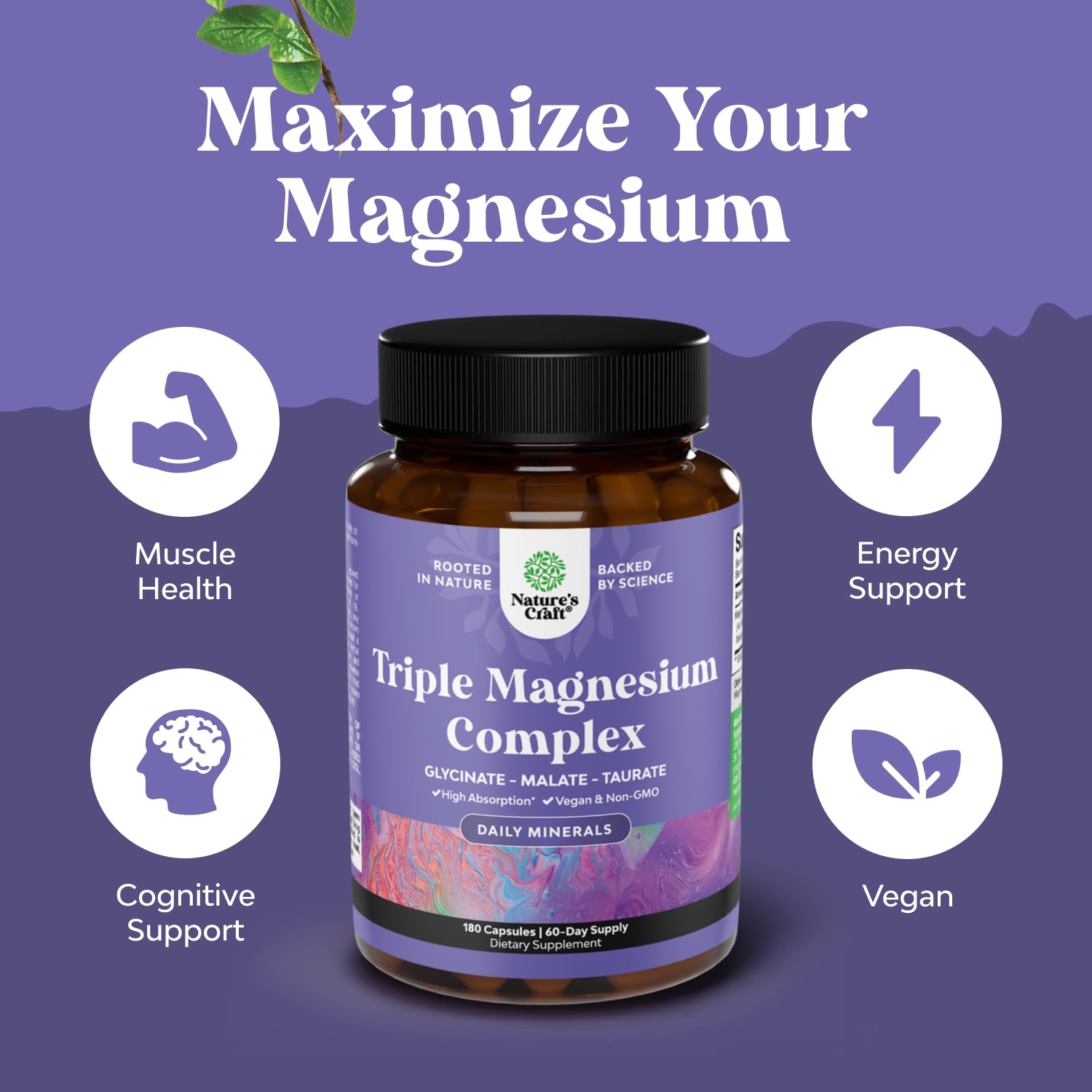 Natures Craft Magnesium Sleep Supplement 240g capsules