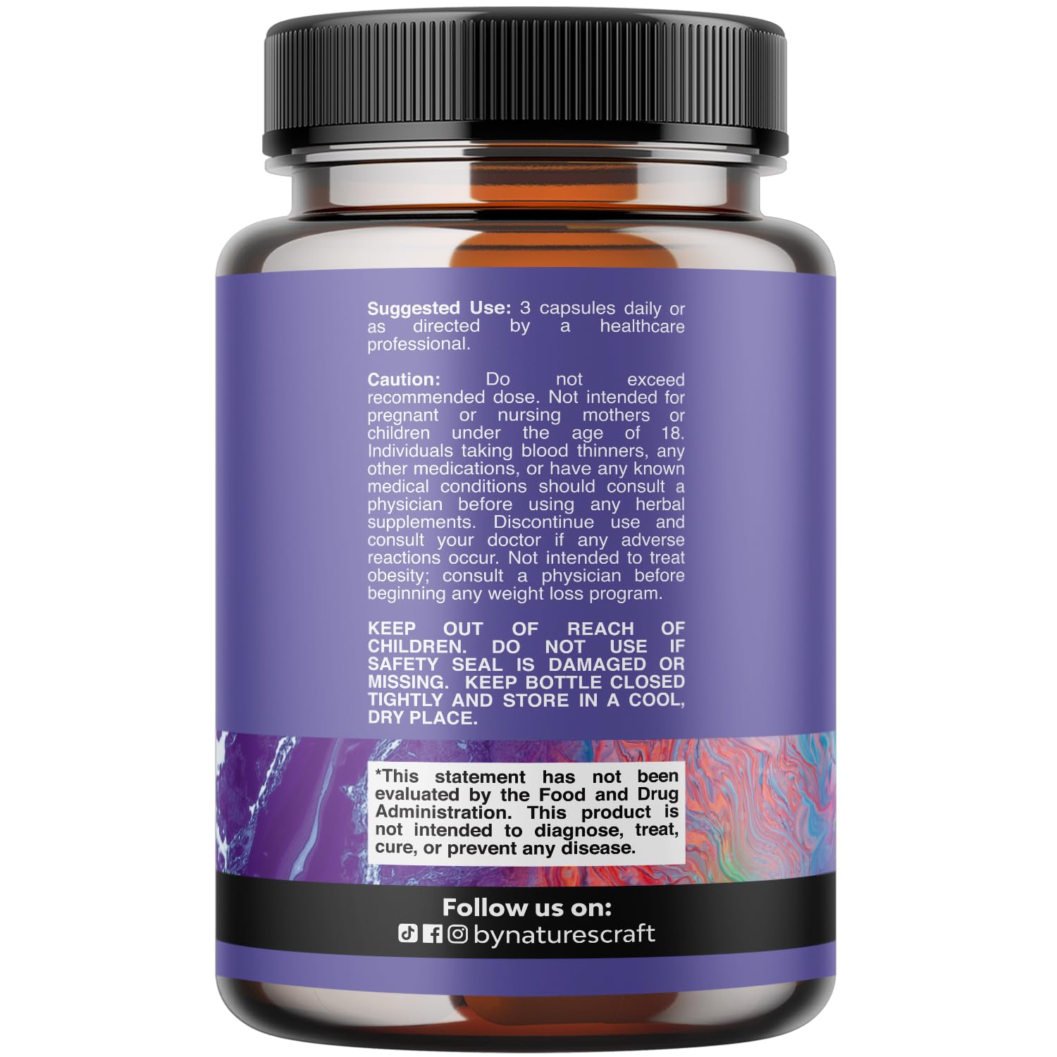 Natures Craft Magnesium Sleep Supplement 240g side view