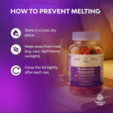 Natures Craft Melatonin Gummies 10mg close-up of gummies