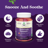 Natures Craft Melatonin Gummies 10mg in a bowl