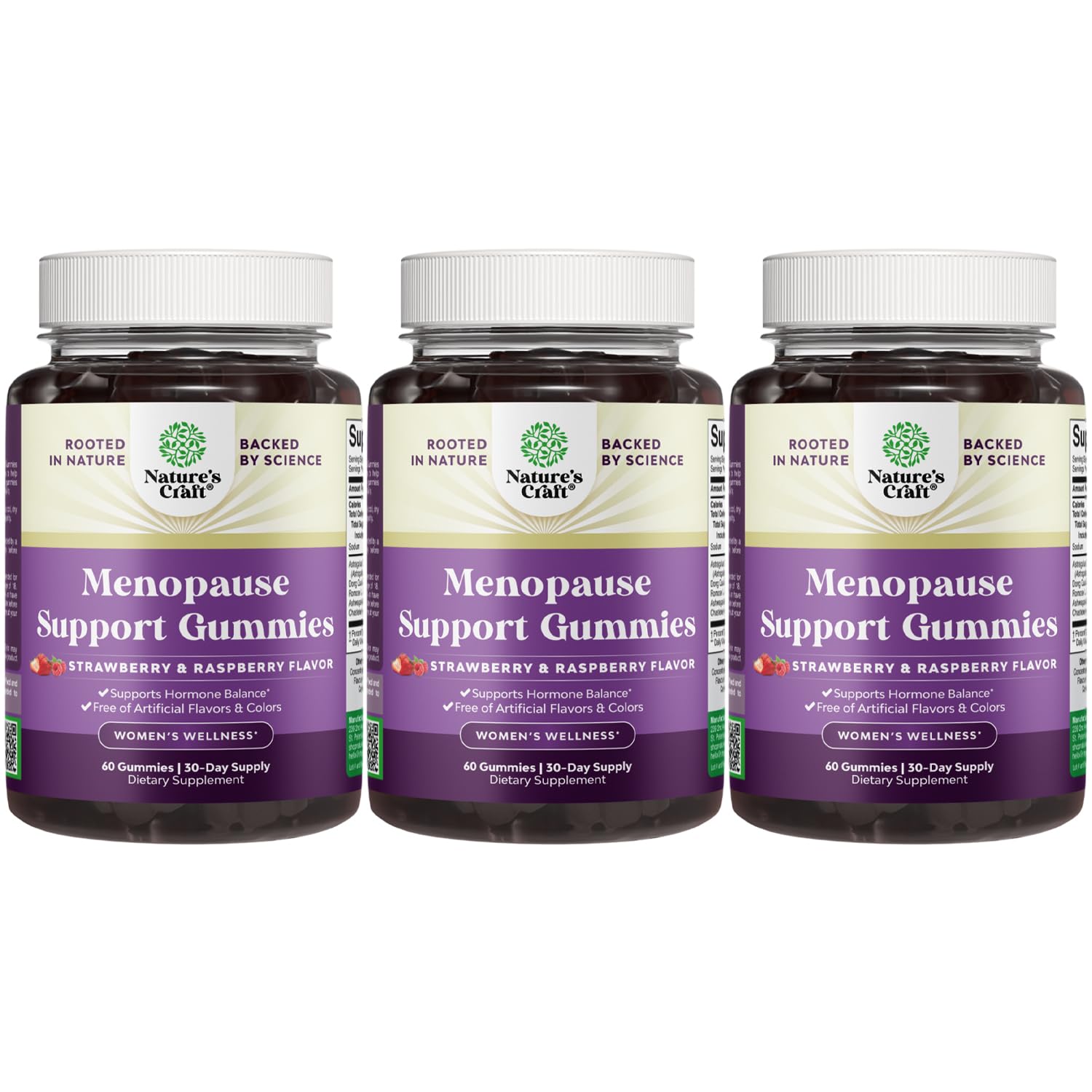 Natures Craft Menopause Ease Gummies 60 Count front view