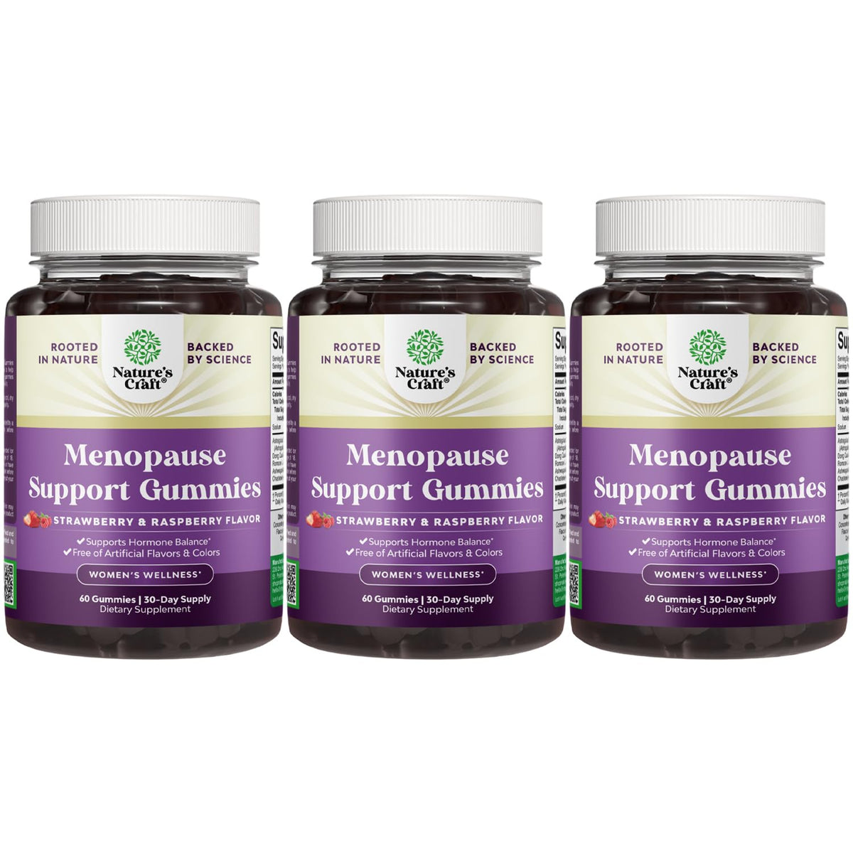Natures Craft Menopause Ease Gummies 60 Count front view