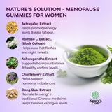 Natures Craft Menopause Ease Gummies on a kitchen table